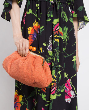 Max Mara Weekend Orange bag with lace HOMMAGELAFRANCE