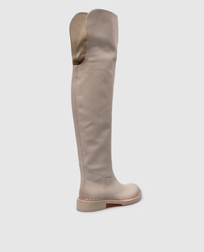 Santoni White striped boots WSAL70563BJ2TLGA