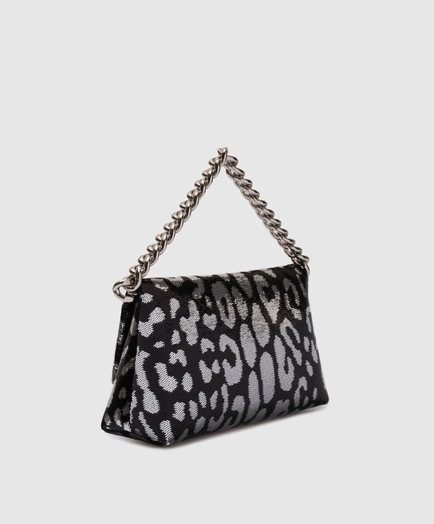 トムフォード Tom Ford Leopard Print Mini Bag Tom Ford Red/Black Leopard Print Fabric Natalia Chain