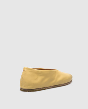 Marsell Yellow leather ballerina shoes MW2105091