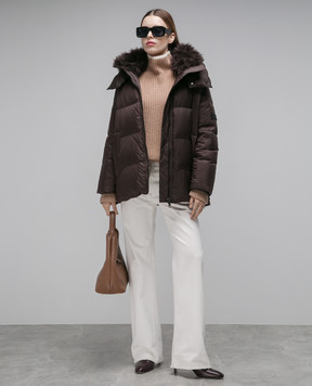 Theory Brown wool and cashmere sweater N0811708