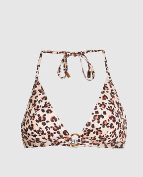 Vilebrequin Beige bodice from Flechett swimsuit in a print FCTU3H05