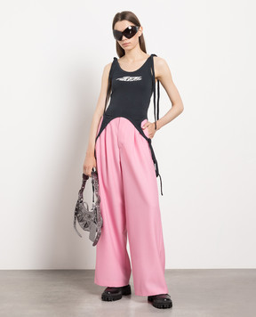 AMBUSH Pink pants made of wool BWCA039S23FAB002
