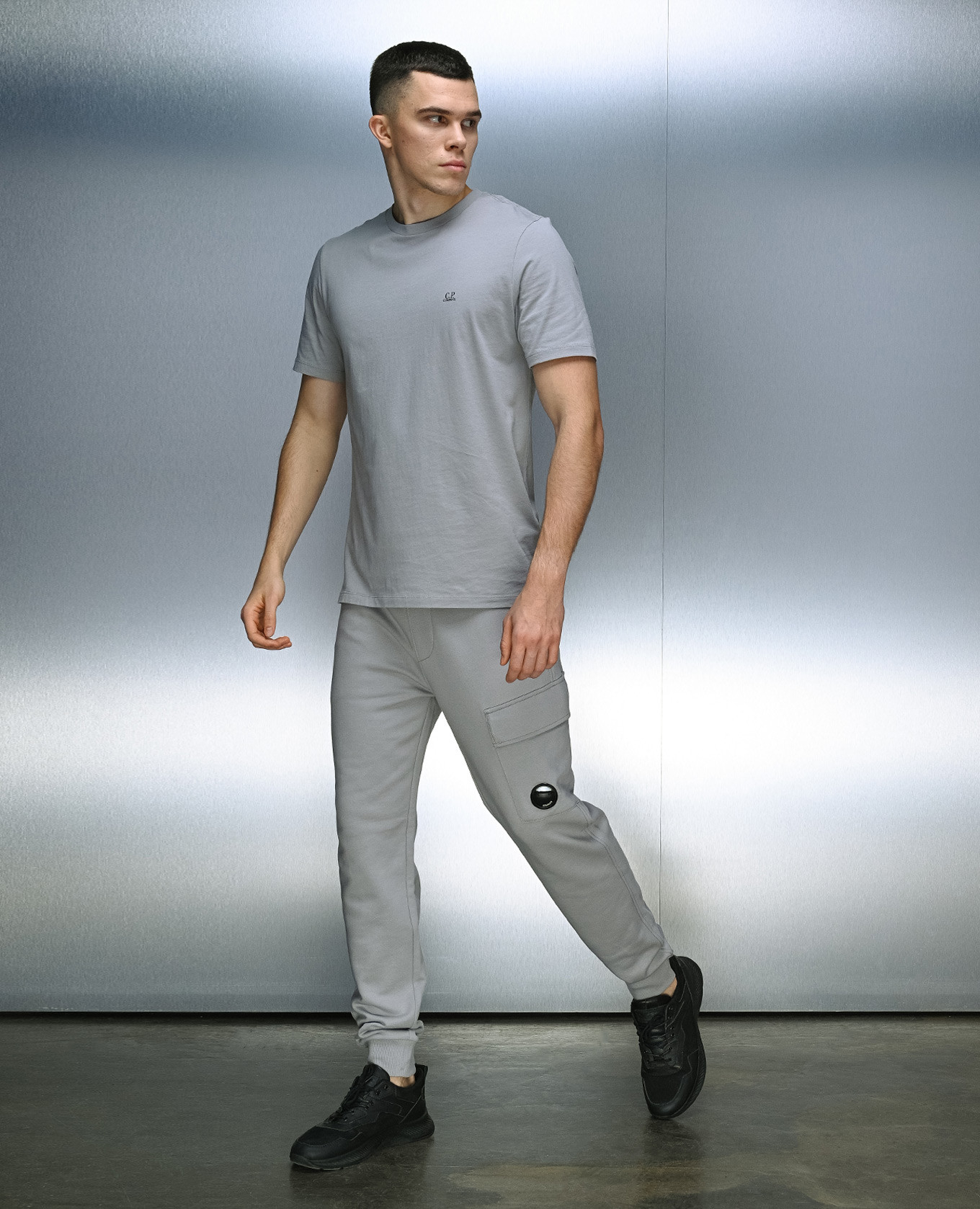 

Gray logo joggers C.P. Company, Grey