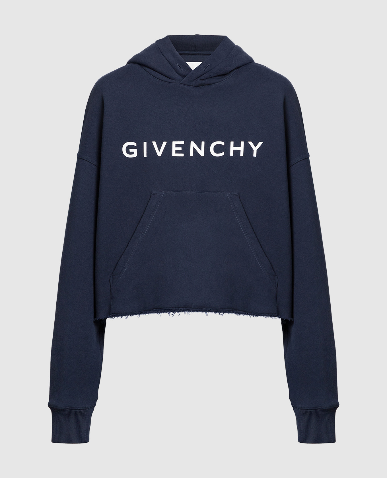 

Blue hoodie with logo print Givenchy, Синий