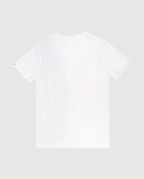 Stefano Ricci Children's white T-shirt with a print YNH8400151803