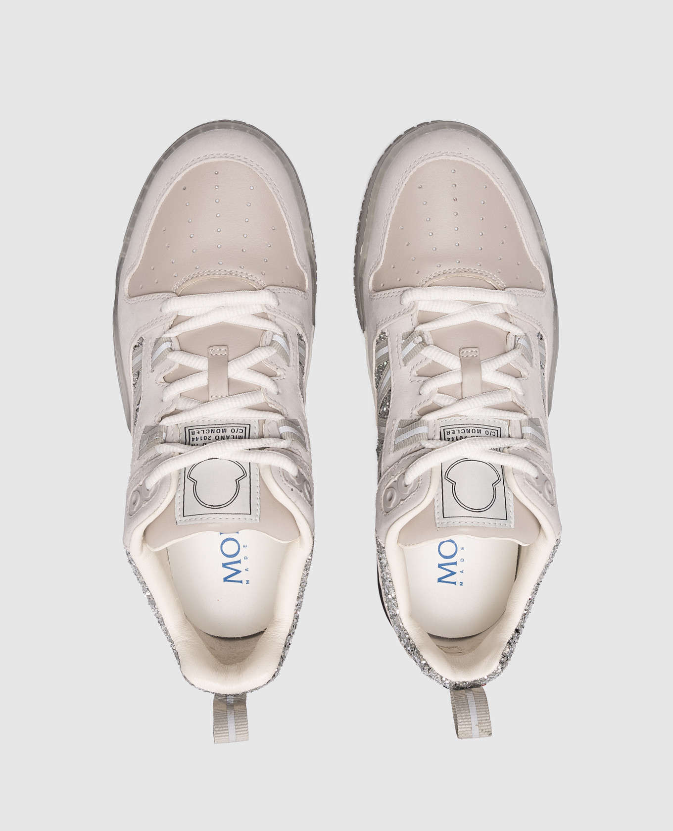 Pivot gray combo sneakers Moncler 4