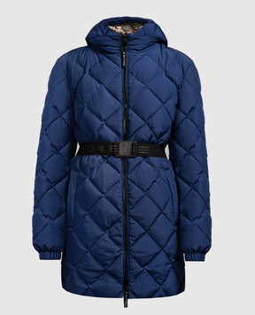 Etro Blue down jacket with quilting D130839570