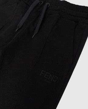 Fendi Children's black joggers JUF059A6IK