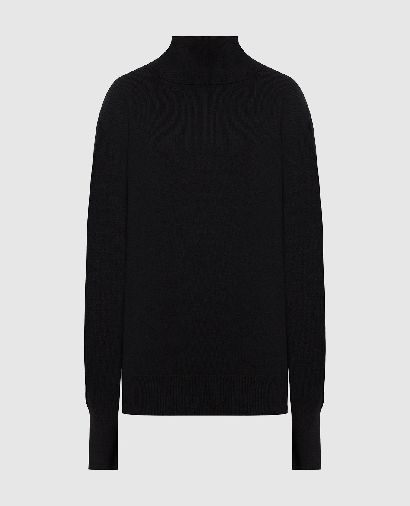 

Black cashmere golf Jil Sander, Черный