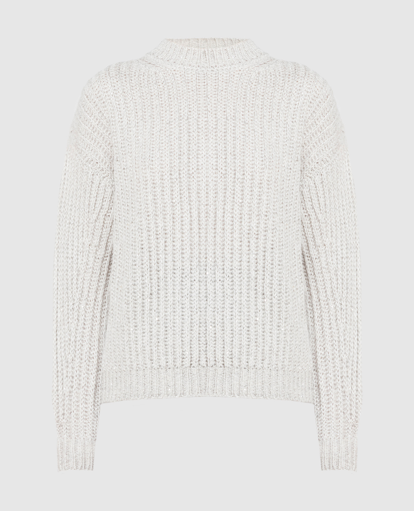 

Gray sweater with lurex Peserico, Серый