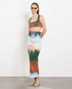 Philosophy di Lorenzo Serafini Tie Dye Print Skirt A01010741