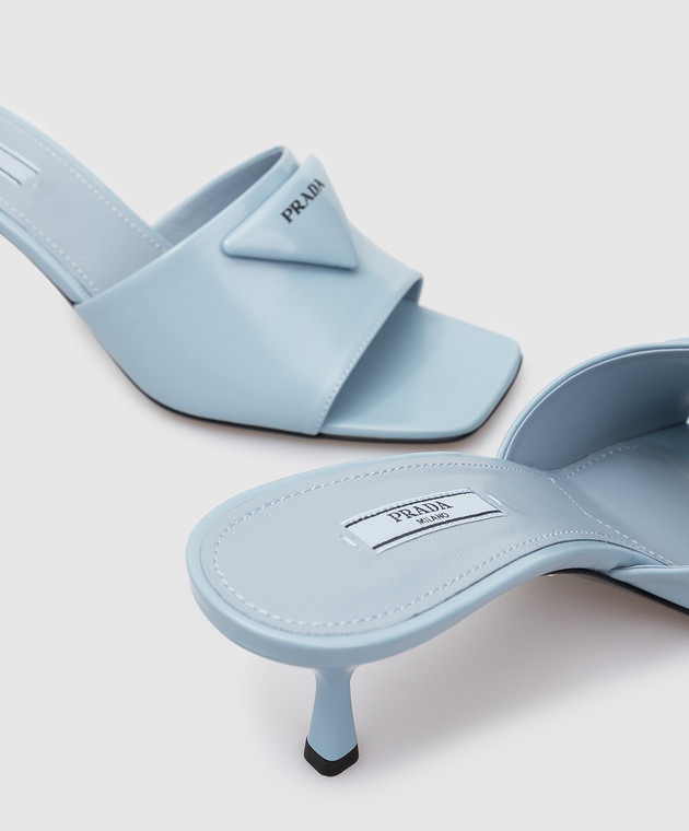 Prada - Leather sandals with logo 1XX590055 - shop with Czech Republic  delivery at Symbol