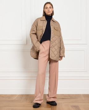 Max Mara Pink pants made of wool QUASAR