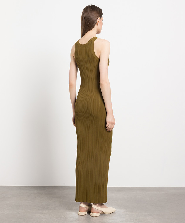 Toteme - Green ribbed maxi dress 232613755 - shop with European delivery at  Symbol