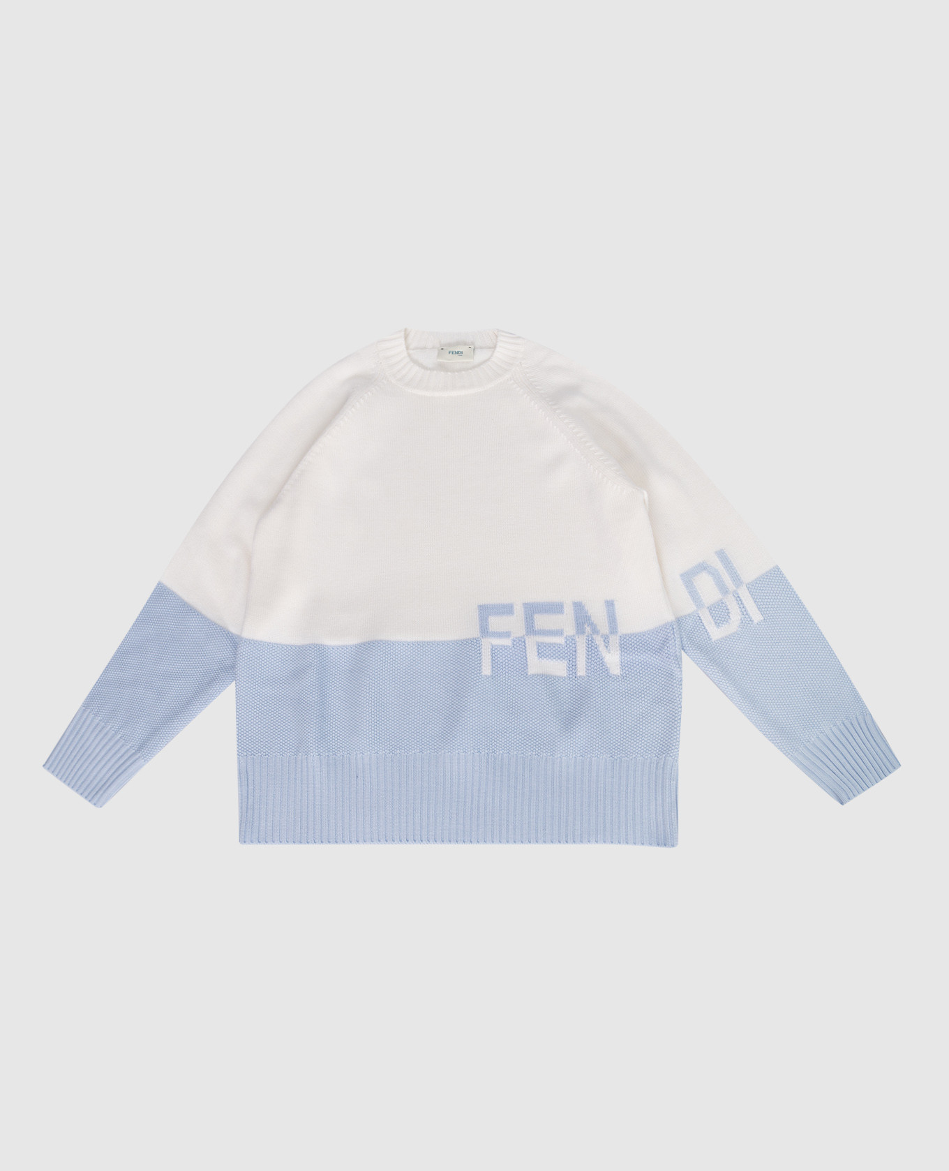 

Children's milky wool sweater Fendi, Бежевый