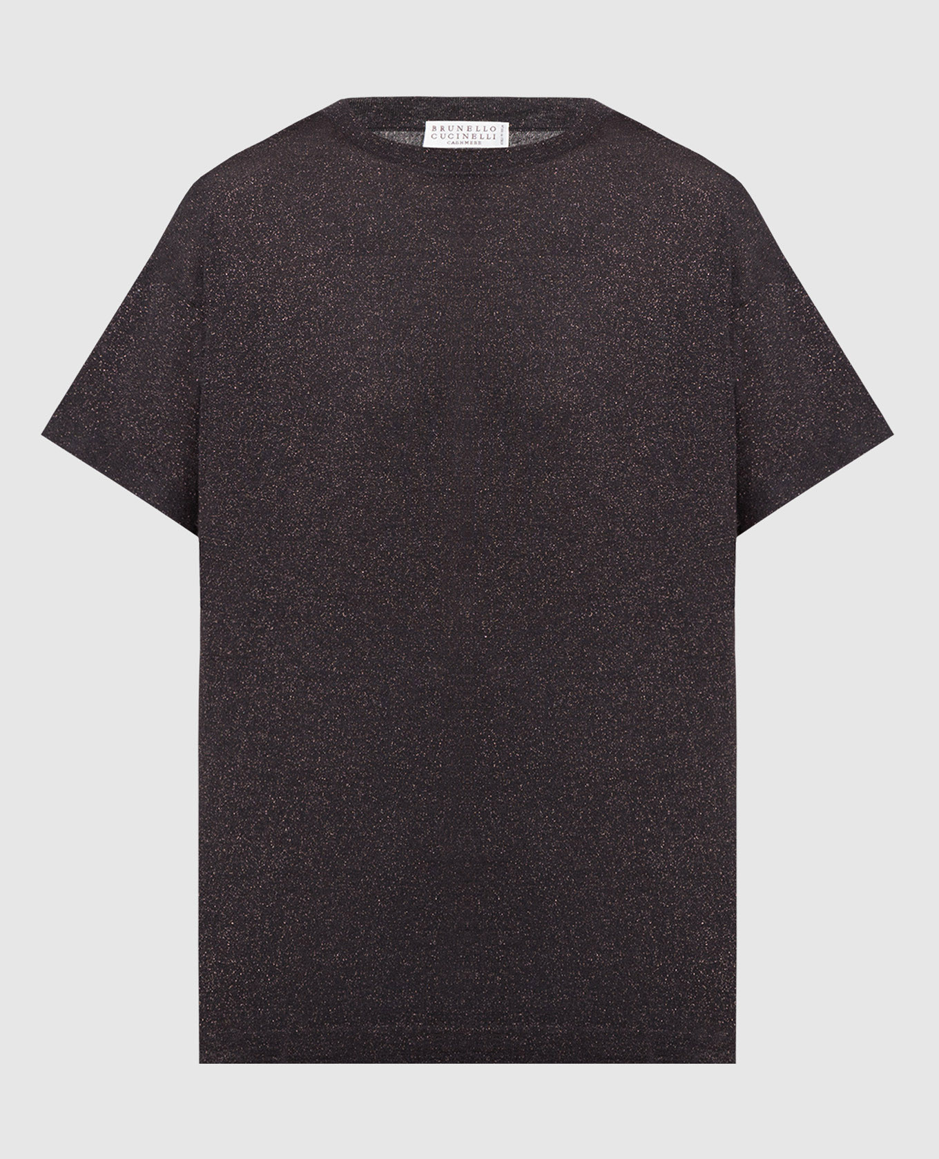 

Black jumper with lurex Brunello Cucinelli, Черный