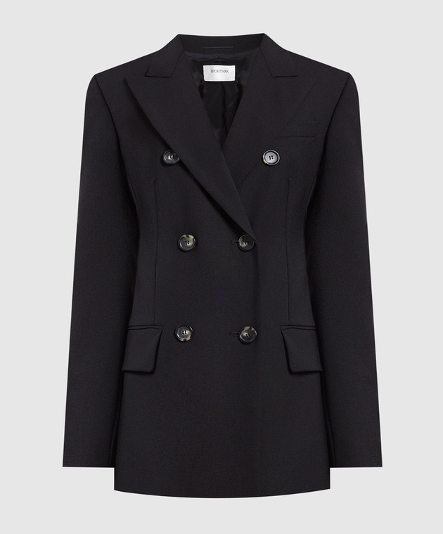 Max Mara Sportmax - Black double-breasted GELLY woolen
