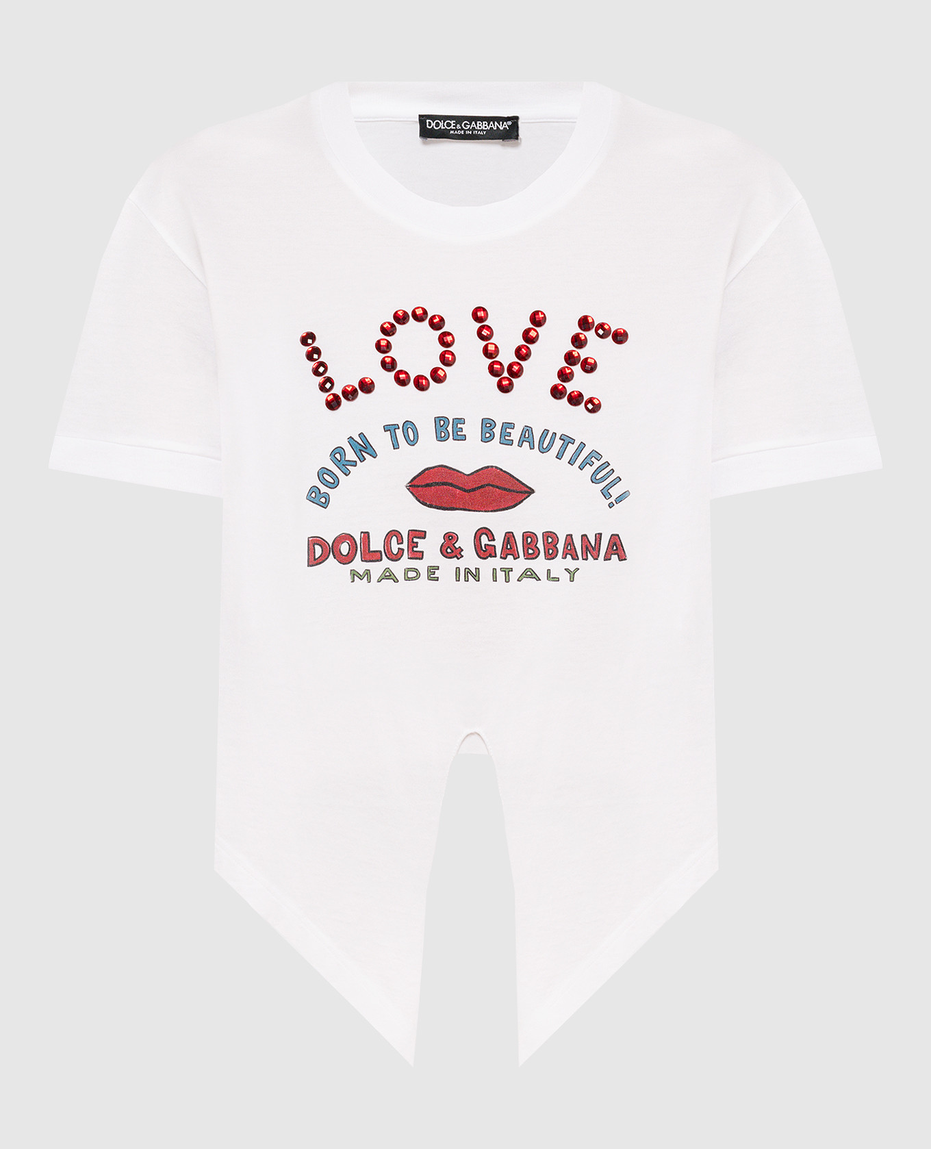 

White t-shirt with a print Dolce&Gabbana