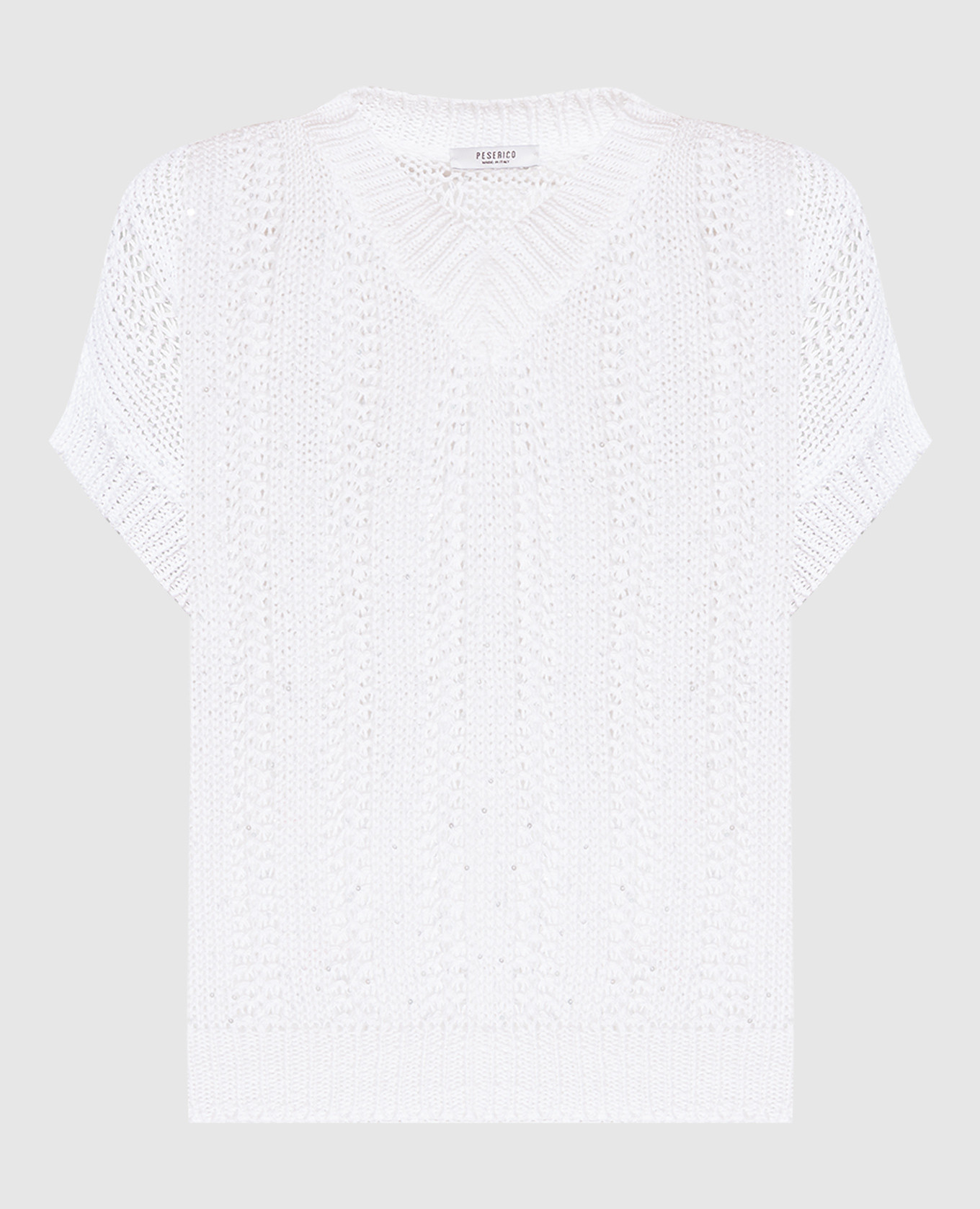 

White pullover with sequins Peserico