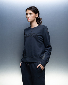 Parajumpers Bianca gray logo sweatshirt 23WPWFLGF31