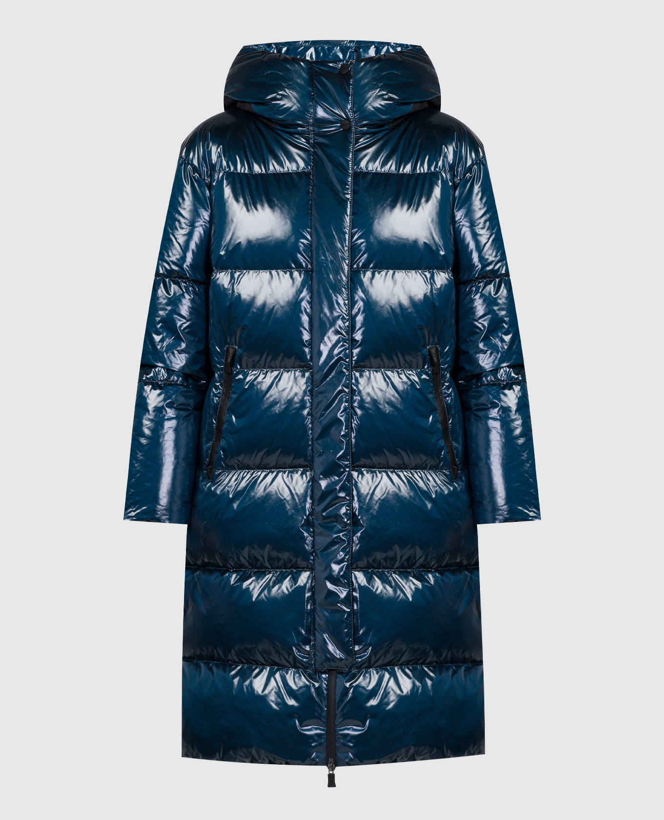 

Blue quilted down jacket Herno, Синий