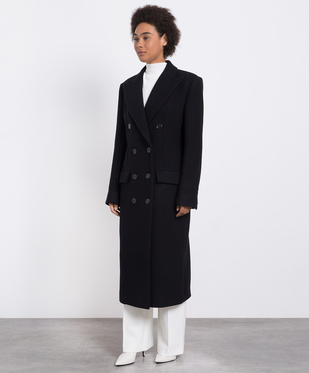 コート ALEXANDRE VAUTHIER COAT (233COA1952 BLACK) ALEXANDRE VAUTHIER - Black double-breasted coat