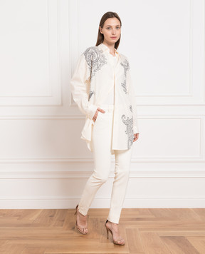 Etro White chinos D122301495