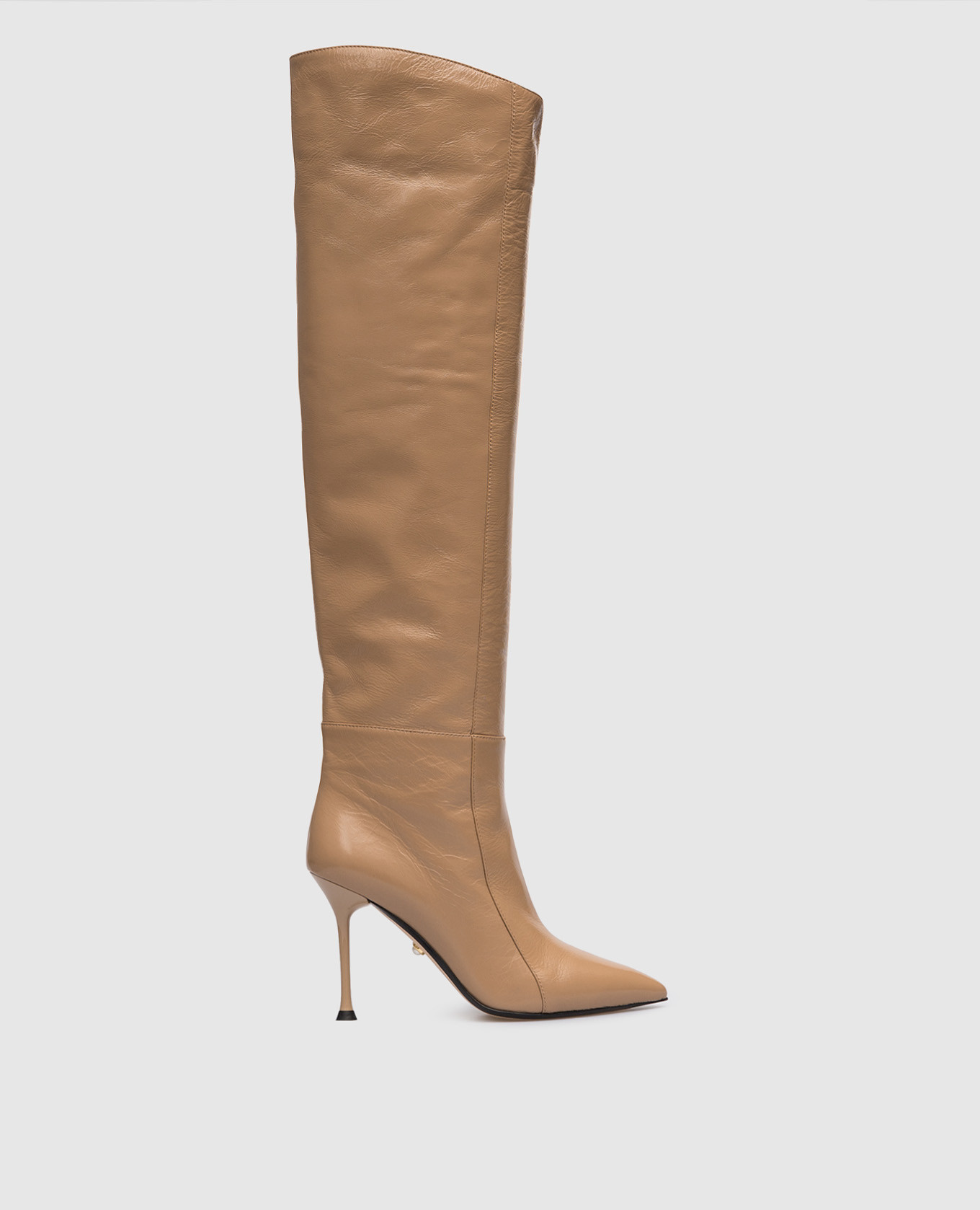

Candi brown patent leather boots Alevi Milano, Коричневый
