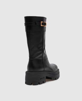Sergio Rossi SR Nora black leather boots B04880MMV120