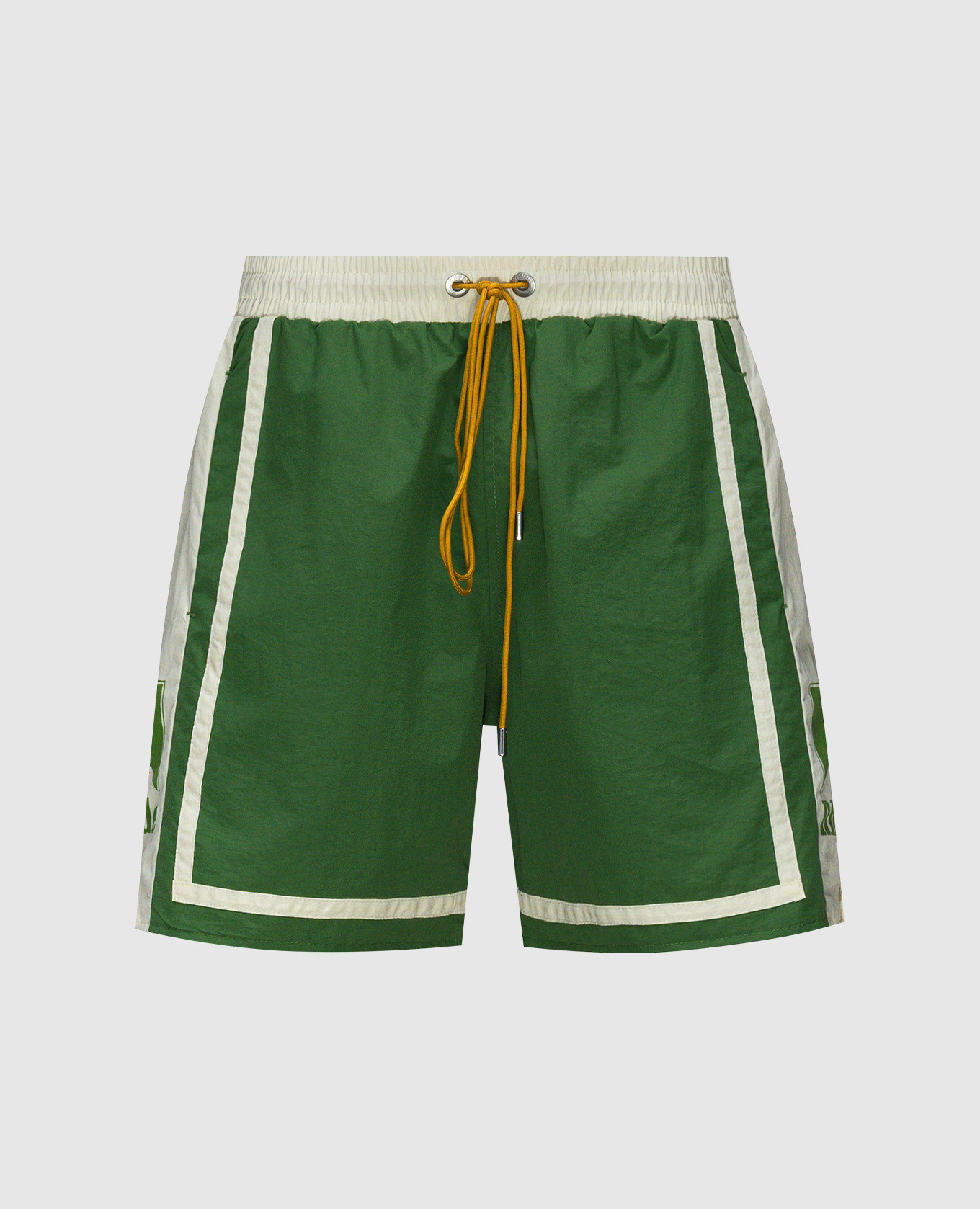 

MOONLIGHT green shorts with logo print Rhude