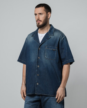 Valentino Blue denim shirt 4V3DB02K9W7