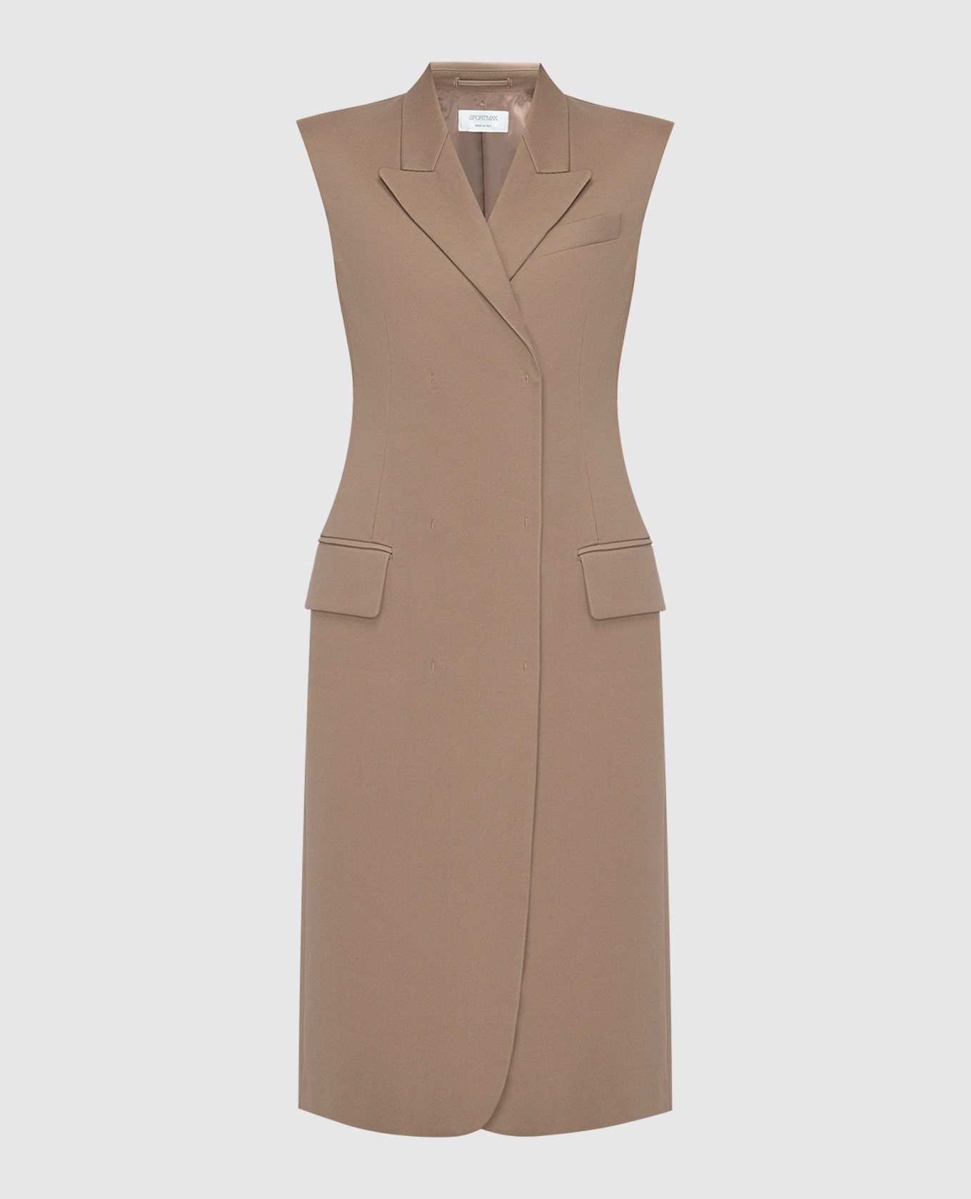 

Goloso brown vest dress Max Mara Sportmax