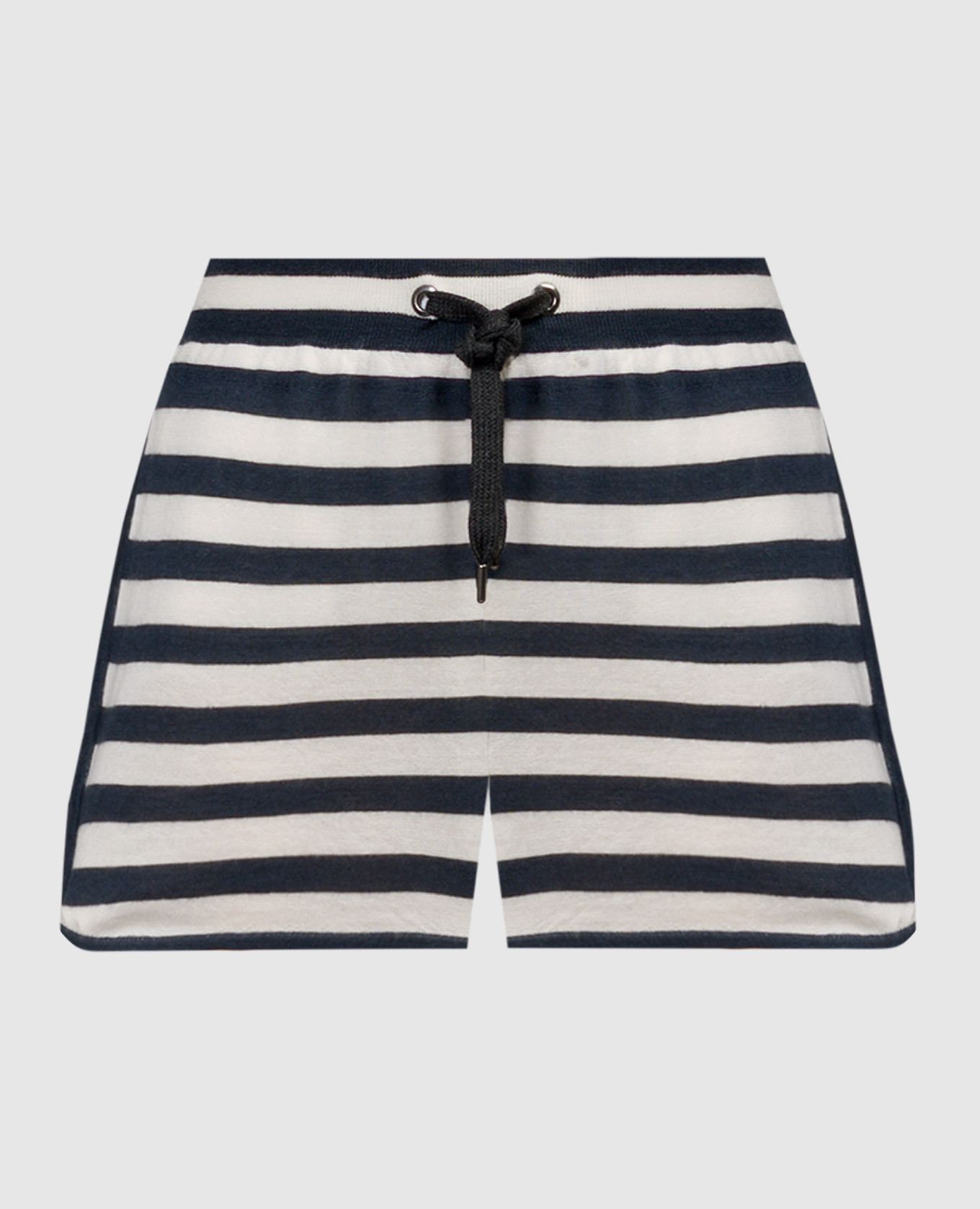 Striped shorts made of cashmere and silk brunello cucinelli