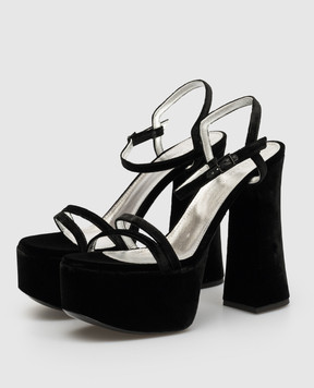 Philosophy di Lorenzo Serafini Black sandals A32045780