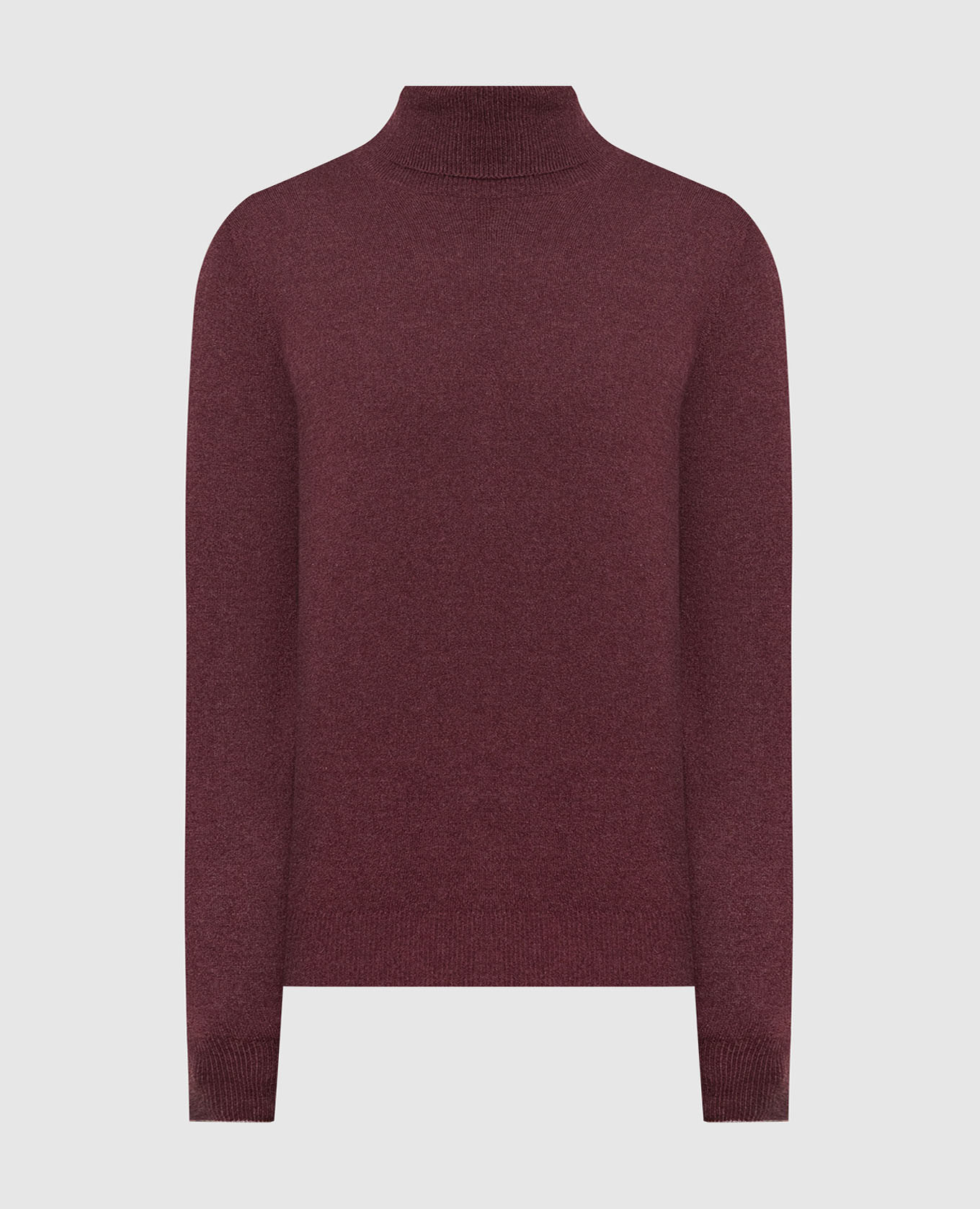 

Burgundy cashmere golf Brunello Cucinelli