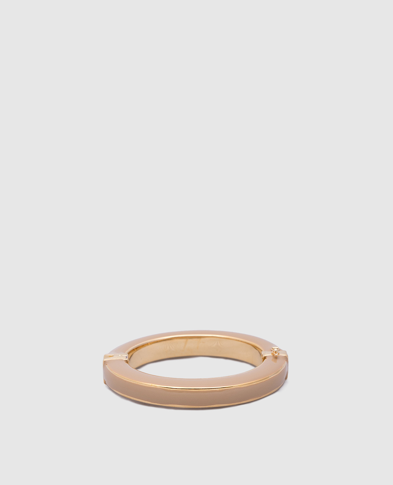 Beige bracelet covered with 24-carat gold francesca bianchi design