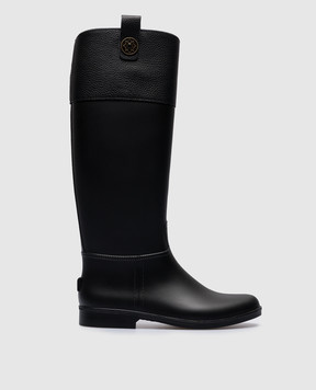 Paola Zuin Venezia Black combination pony boots PONYLEATHER