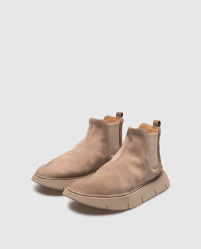 Marsell Intagliata beige suede Chelsea boots MW6945141