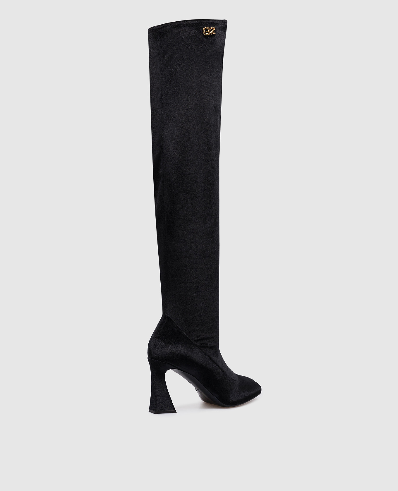 Black Marino boots with metal logo Giuseppe Zanotti 3