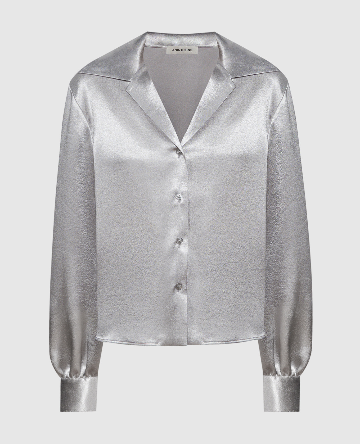 Mylah silver blouse Anine Bing