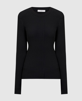 CO Black ribbed jumper 7681VSYS