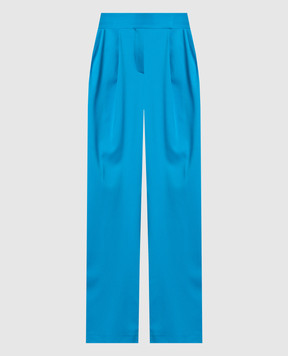 The Attico Gary blue wool trousers 237WCP102W041