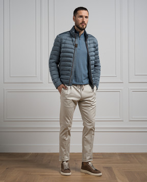 MooRER TERNIMLL blue wool jumper TERNIMLL