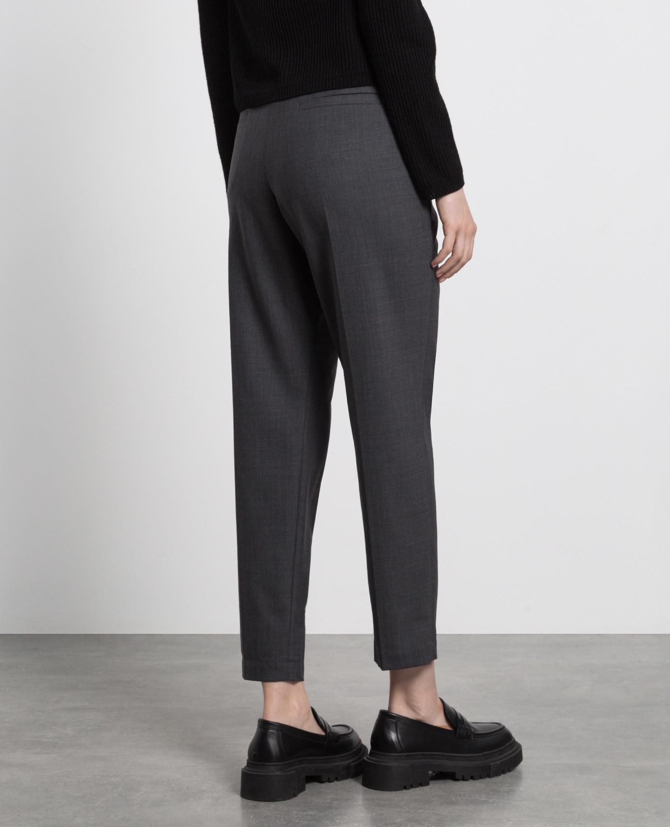 Charcoal monili trousers Brunello Cucinelli 4