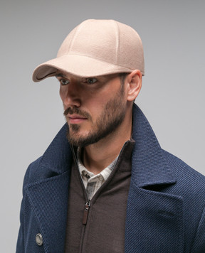 Borsalino Timothee beige cap made of wool 170033