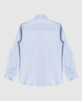 Stefano Ricci Children's blue striped shirt YC002317LJ1761