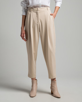 MooRER Beige pants CEYLAN CEYLANJ