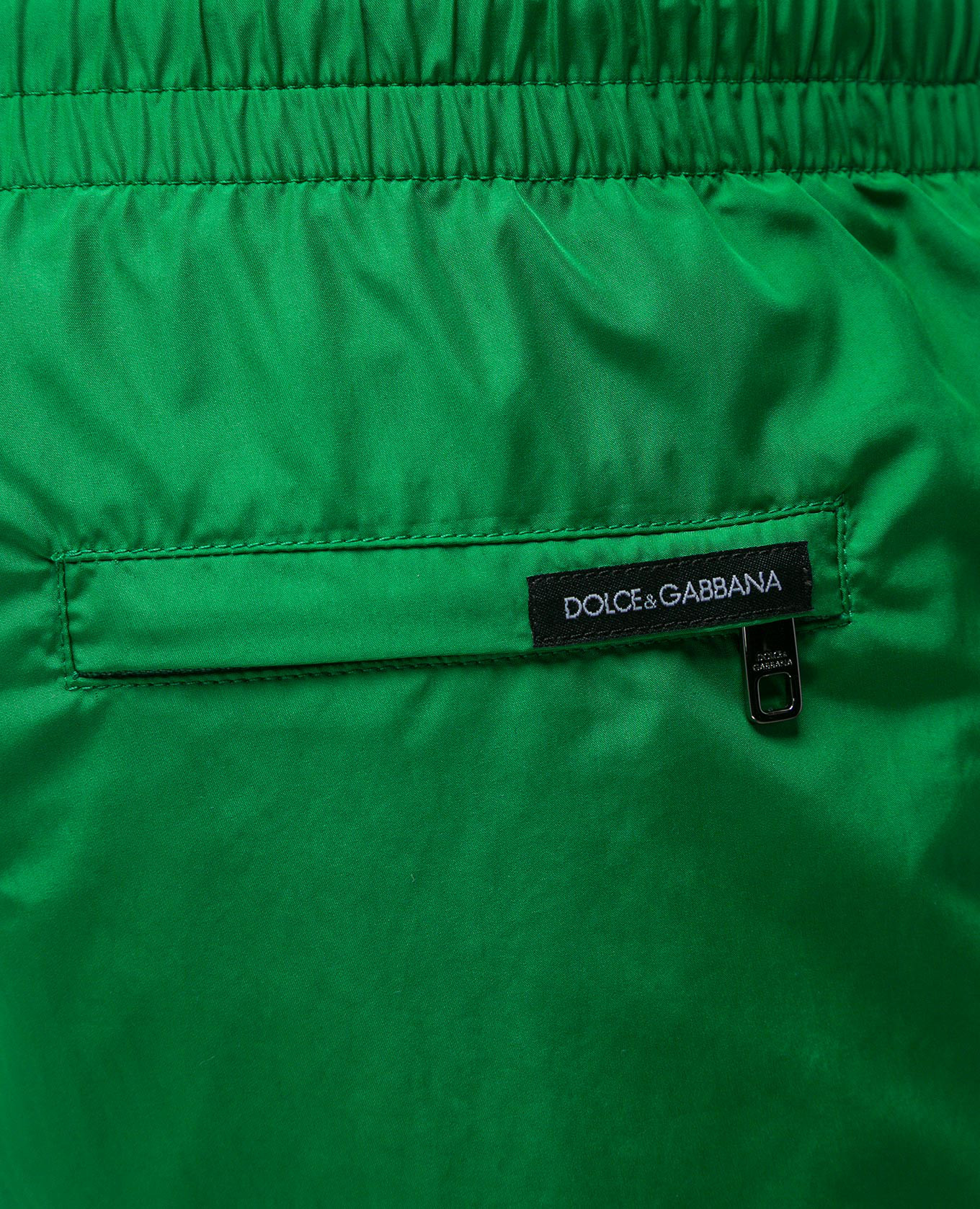 Green logo swim shorts Dolce&Gabbana 5