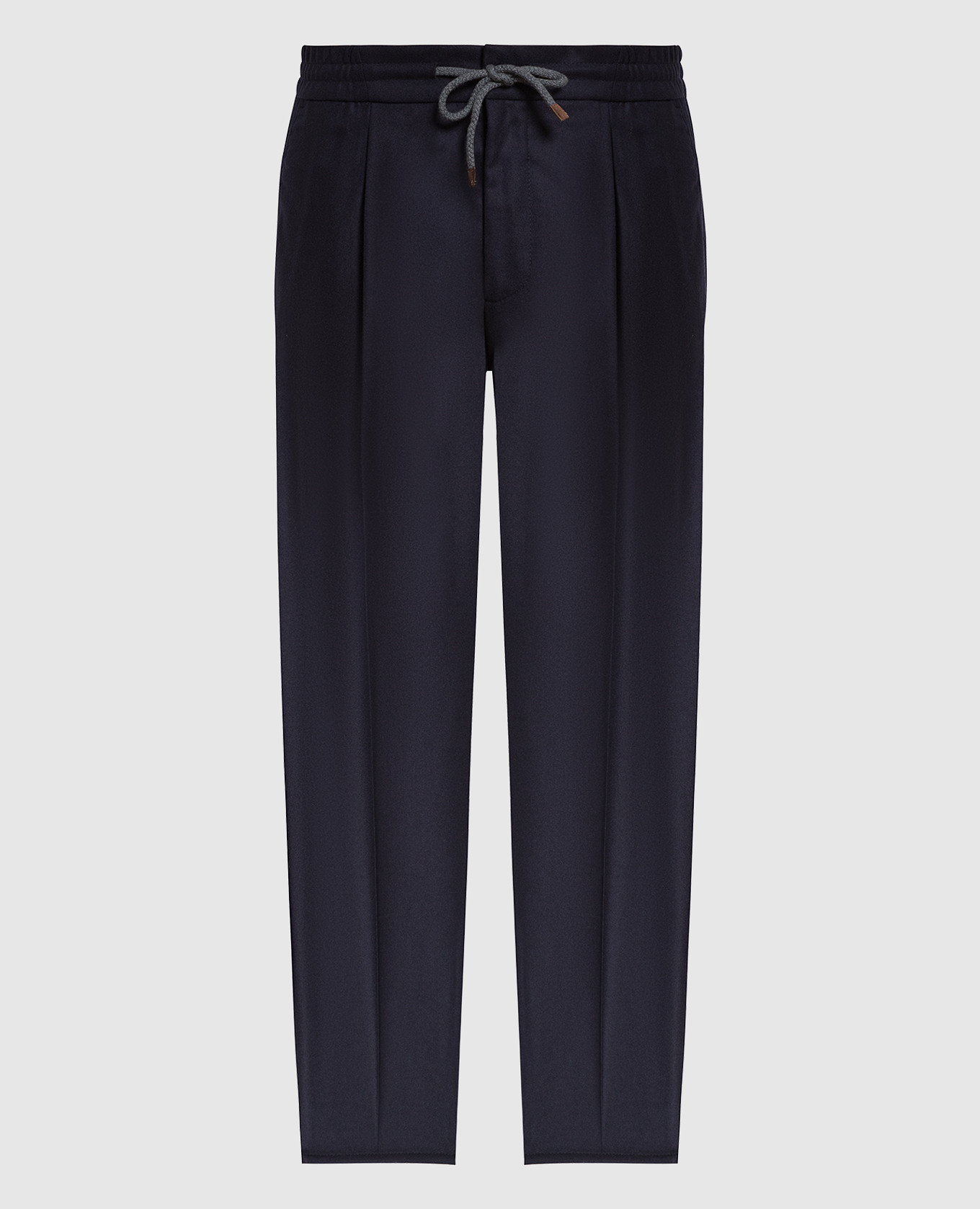 Blue pants made of wool Brunello Cucinelli
